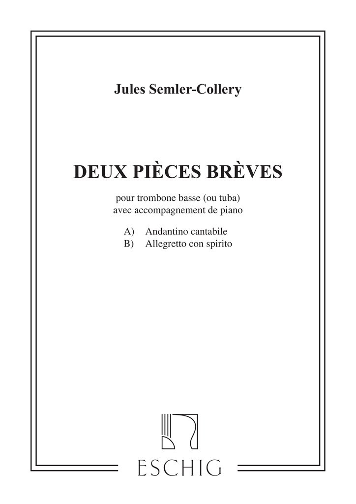 Deux pièces brèves